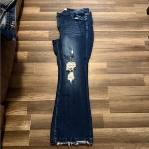 Petra Fashions Dark Blue Boot Cut Jeans